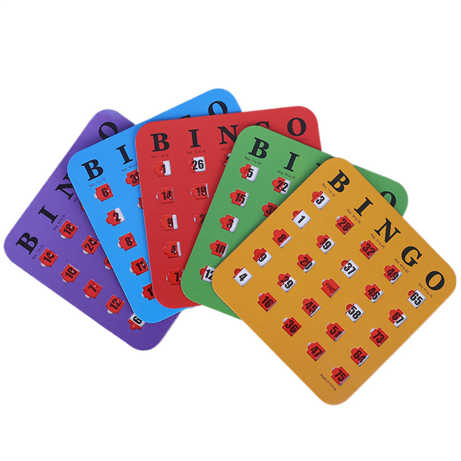 Party Games Cards - Многоразовые карточки для бинго: логическая игра