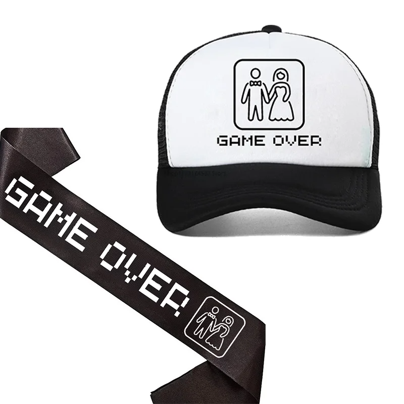 Жених Be Sash Game Over Hat дл – обзор и цена Party Games Bachelorette